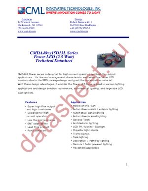 CMDA48CB15D13L datasheet  